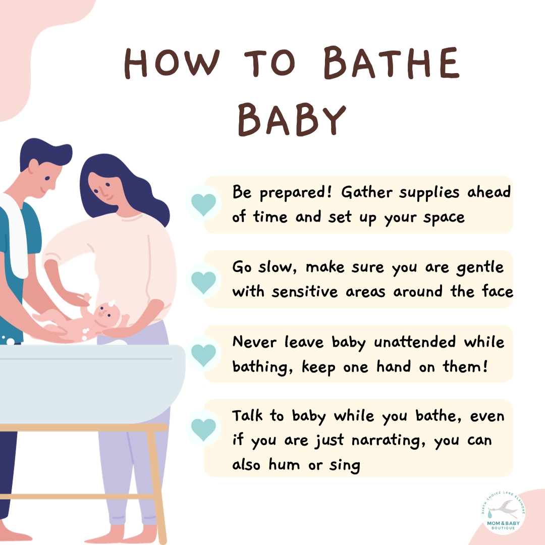 How to Bathe A Baby