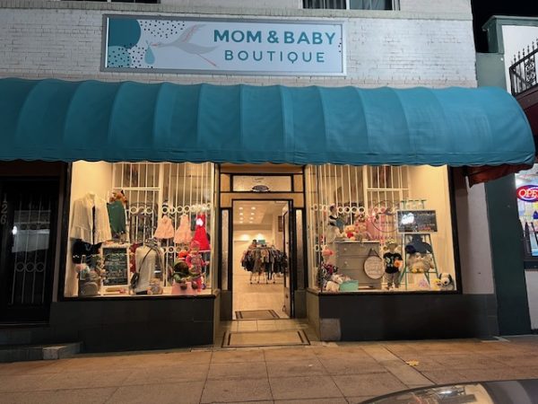 Outside view of mom and baby boutique